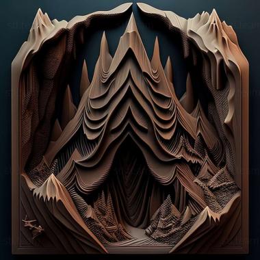 3D model Eldritch Mountains of Madness game (STL)